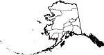 Map of Alaska showing Bristol Bay Borough - Click on map for a greater detail.