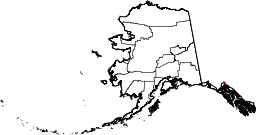 Map of Alaska showing Skagway Borough - Click on map for a greater detail.