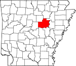 Map of Arkansas showing White County - Click on map for a greater detail.