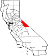 Map of California showing Mono County - Click on map for a greater detail.