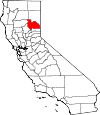 Map of California showing Plumas County - Click on map for a greater detail.