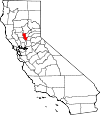 Map of California showing Sutter County - Click on map for a greater detail.