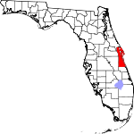 Map of Florida showing Brevard County - Click on map for a greater detail.