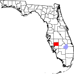 Map of Florida showing Desoto County - Click on map for a greater detail.