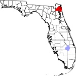 Map of Florida showing Duval County - Click on map for a greater detail.