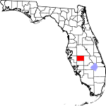 Map of Florida showing Hardee County - Click on map for a greater detail.