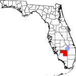Map of Florida showing Hendry County - Click on map for a greater detail.