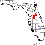 Map of Florida showing Lake County - Click on map for a greater detail.