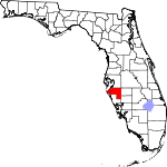 Map of Florida showing Manatee County - Click on map for a greater detail.