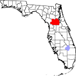 Map of Florida showing Marion County - Click on map for a greater detail.