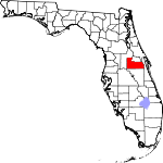 Map of Florida showing Orange County - Click on map for a greater detail.