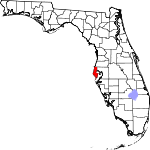 Map of Florida showing Pinellas County - Click on map for a greater detail.