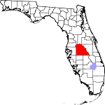 Map of Florida showing Polk County - Click on map for a greater detail.