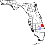 Map of Florida showing St. Lucie County - Click on map for a greater detail.