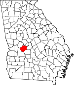 Map of Georgia showing Macon County - Click on map for a greater detail.