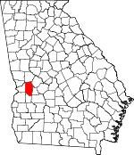 Map of Georgia showing Marion County - Click on map for a greater detail.