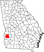 Map of Georgia showing Randolph County - Click on map for a greater detail.