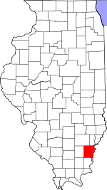 Map of Illinois showing White County - Click on map for a greater detail.