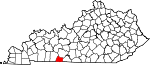 Map of Kentucky showing Simpson County - Click on map for a greater detail.