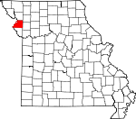 Map of Missouri showing Buchanan County - Click on map for a greater detail.