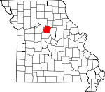 Map of Missouri showing Howard County - Click on map for a greater detail.