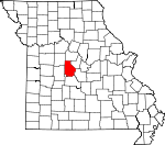 Map of Missouri showing Morgan County - Click on map for a greater detail.