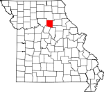 Map of Missouri showing Randolph County - Click on map for a greater detail.