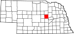 Map of Nebraska showing Greeley County - Click on map for a greater detail.