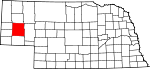 Map of Nebraska showing Morrill County - Click on map for a greater detail.