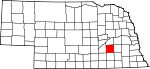 Map of Nebraska showing York County - Click on map for a greater detail.