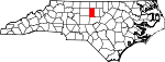 Map of North Carolina showing Alamance County - Click on map for a greater detail.