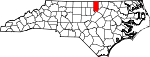 Map of North Carolina showing Granville County - Click on map for a greater detail.