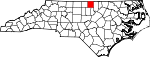 Map of North Carolina showing Person County - Click on map for a greater detail.
