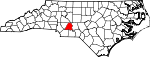 Map of North Carolina showing Stanly County - Click on map for a greater detail.