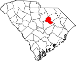 Map of South Carolina showing Lee County - Click on map for a greater detail.