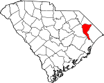 Map of South Carolina showing Marion County - Click on map for a greater detail.