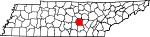 Map of Tennessee showing Warren County - Click on map for a greater detail.