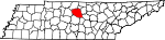 Map of Tennessee showing Wilson County - Click on map for a greater detail.