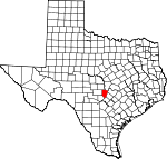Map of Texas showing Blanco County - Click on map for a greater detail.