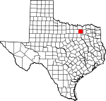 Map of Texas showing Collin County - Click on map for a greater detail.