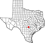 Map of Texas showing Comal County - Click on map for a greater detail.
