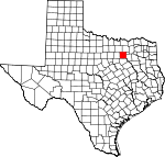 Map of Texas showing Dallas County - Click on map for a greater detail.