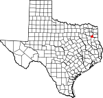 Map of Texas showing Gregg County - Click on map for a greater detail.