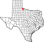 Map of Texas showing Hardeman County - Click on map for a greater detail.