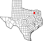Map of Texas showing Hunt County - Click on map for a greater detail.