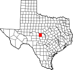 Map of Texas showing McCulloch County - Click on map for a greater detail.