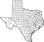 Map of Texas showing Rains County - Click on map for a greater detail.