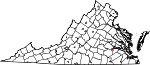 Map of Virginia showing City of Colonial Heights - Click on map for a greater detail.