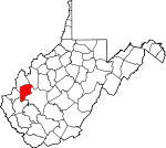 Map of West Virginia showing Putnam County - Click on map for a greater detail.