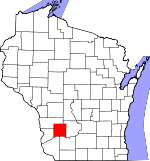 Map of Wisconsin showing Richland County - Click on map for a greater detail.